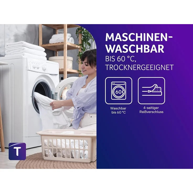Traumnacht Easy Comfort 2 in 1 Duo - orthopädische 7- Zonen Komfortschaummatratze, Härtegrad 3 und 4, Öko-Tex Zertifiziert 90x200 cm, Höhe 13 cm, produziert nach deutschem Qualitätsstandard – Bild 7