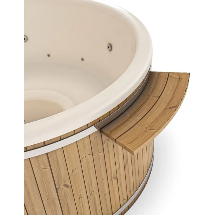 FinnTherm Badefass Stockholm 'Spa Edition' aus Holz – Bild 6