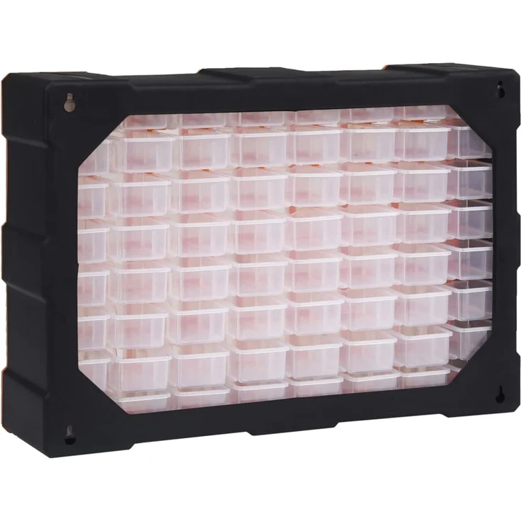 vidaXL Multi-Schubladen-Organizer mit 64 Schubladen 52x16x37,5 cm 147579 – Bild 4