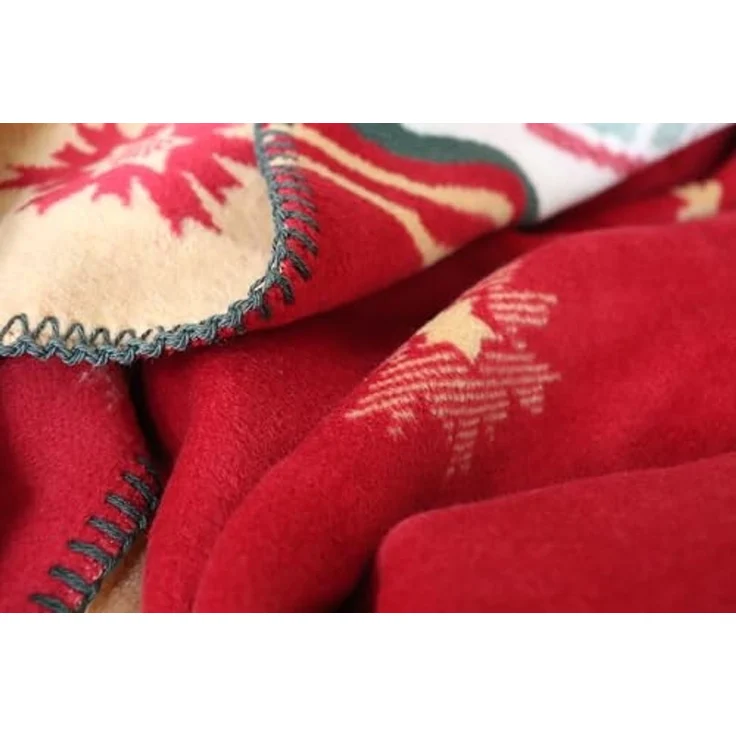 Wohndecke Toy's Delight Ruby mit weihnachtlichen Motiven, Weihanchtsdecke in, Villeroy & Boch, Made in Germany – Bild 4