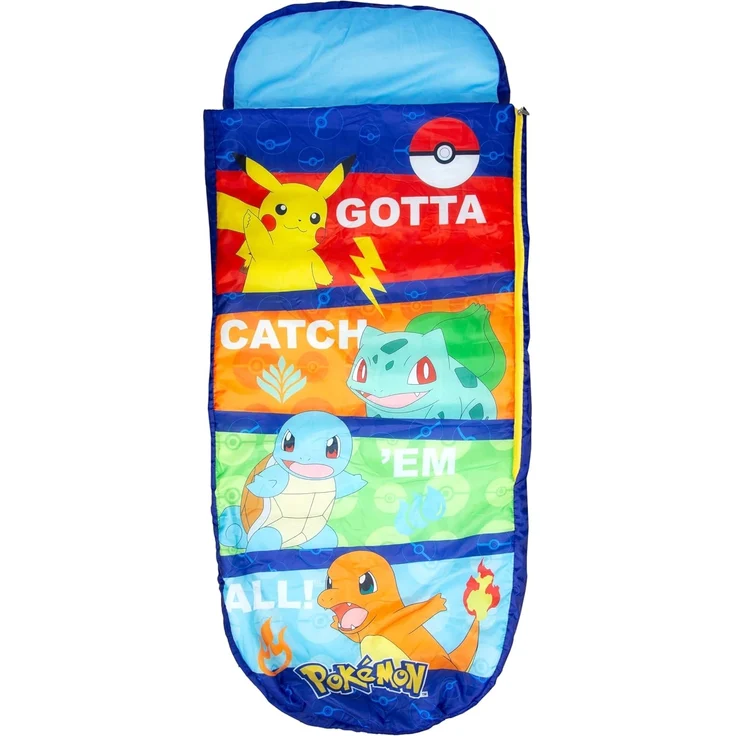 POKEMON ReadyBed Kinder Aufblasbares Luftbett und Schlafsack mit Pumpe | Reisematratze für Übernachtungen und Camping oder Zuhause – Bild 1