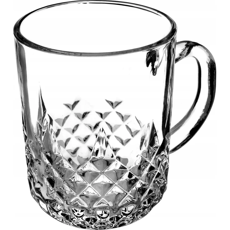 KADAX 6x Tee- und Kaffeegläser, 230 ml, Getränkeglas-Set mit Griff – Bild 5