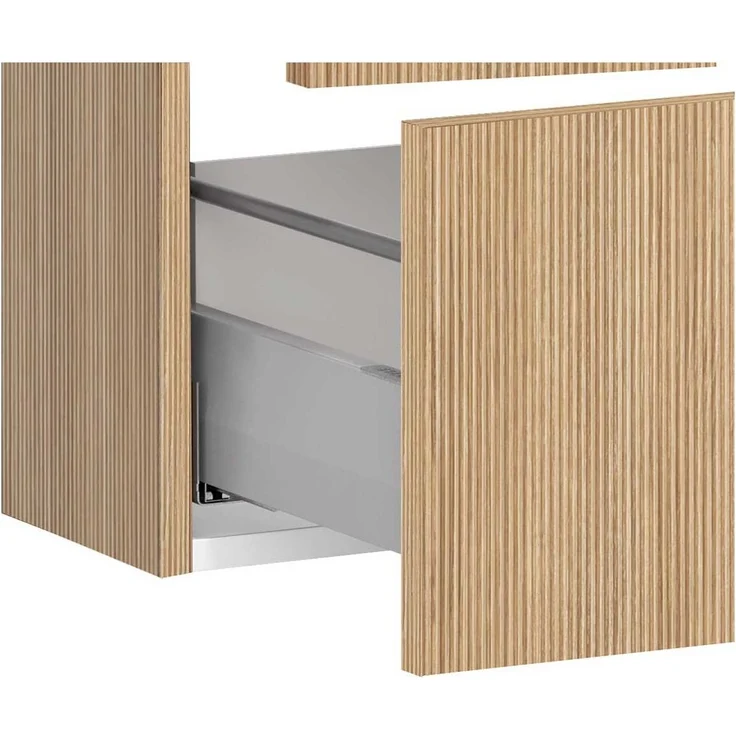 Waschtisch-Set vito Menzo / Sheffield, Holzwerkstoff, Schwarz, Holzfarben, 80 x 54 x 47 cm – Bild 4