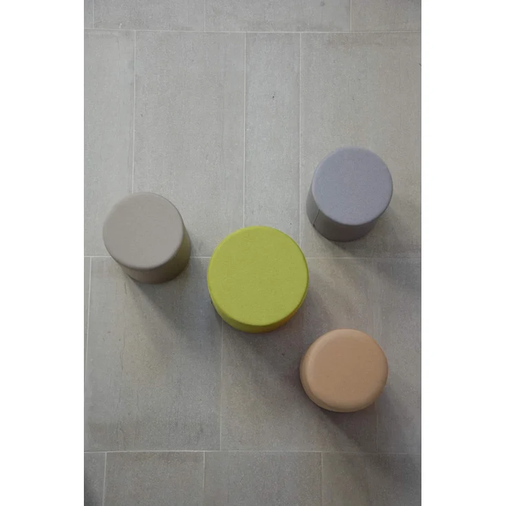 Pouf Rondo, Braun, 50 x 50 x 42 cm – Bild 2