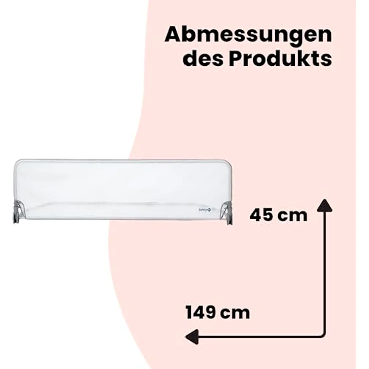 SAFETY 1ST 'extra-groß' Bettschutzgitter 150 cm – Bild 7