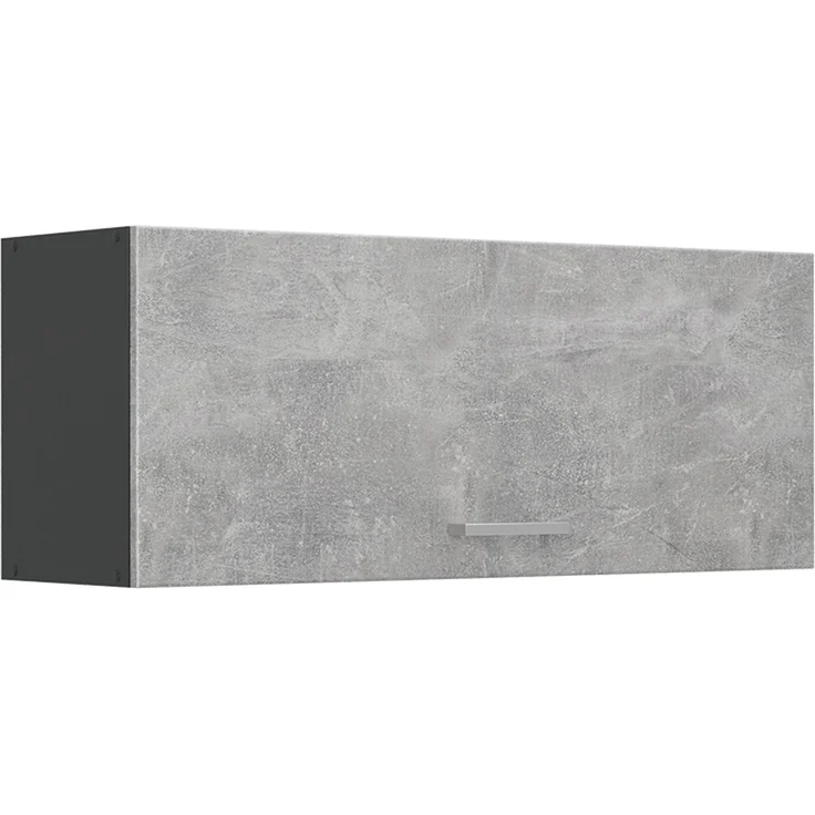 Hängeschrank R-Line Beton/Anthrazit 100 cm Flach Vicco – Bild 1