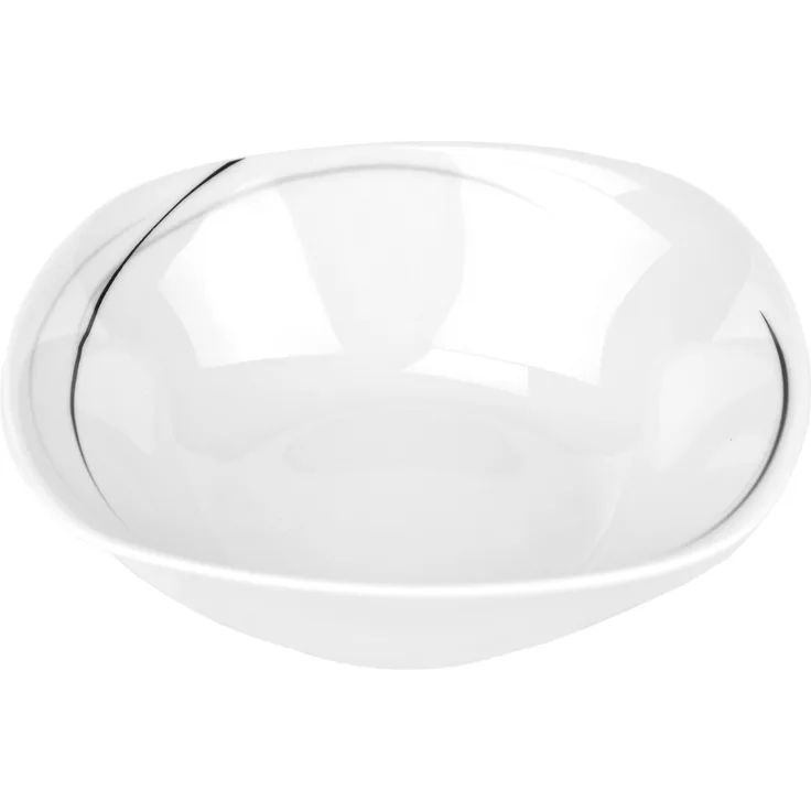 Müsli- Salatschale Phönix 14,2cm Porzellan weiß mit Dekor