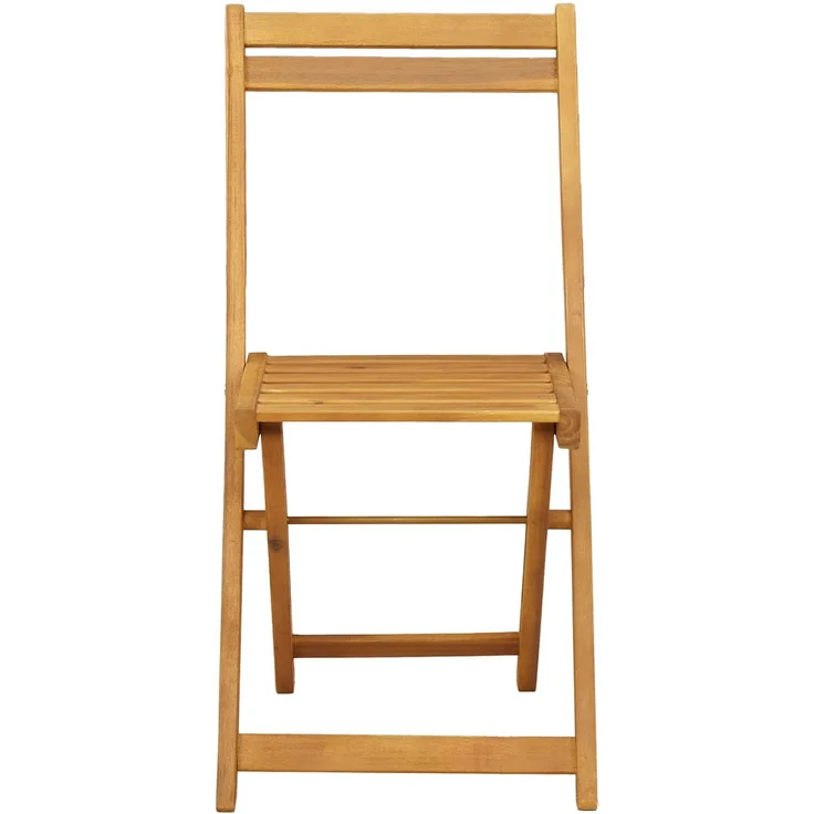 vidaXL Außen Bistro-Stühle 8 stk. Natur Massivholz Akazie 3416286 – Bild 5