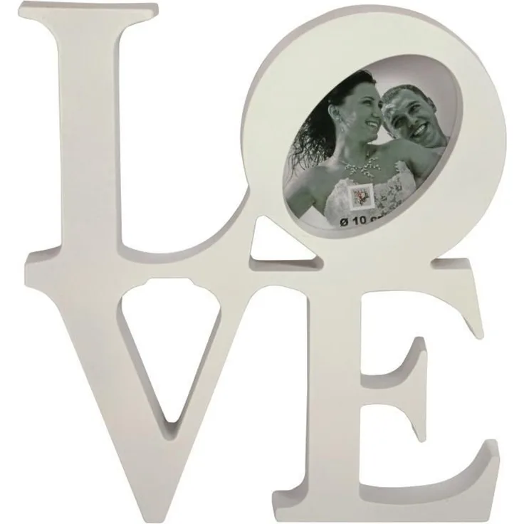 Bilderrahmen LOVE weiß, 22 x 20 cm