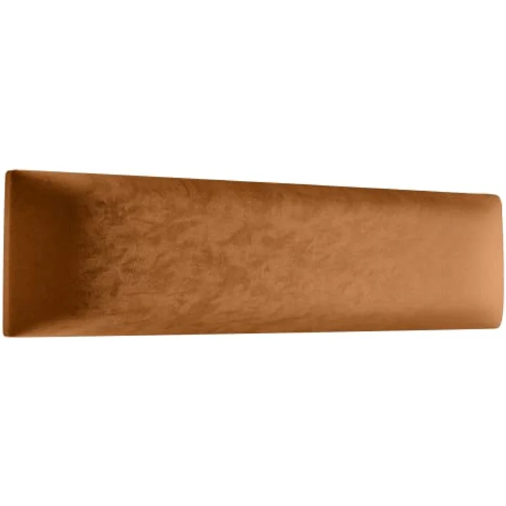 Muralo Samt Wandkissen Stoff Polsterpaneel Schlafzimmer Wohnzimmer Bett Wandpolster Bettkopfteil Lendekissen Modern Luxus Gepolstert Polster Paneel (Honigfarbe, 50x15 cm) – Bild 2