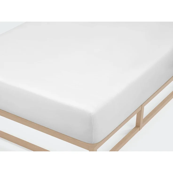 biberna Jersey-Elastic-Spannbetttuch 0077866, weiß, 1x 90x190 cm - 100x220 cm – Bild 2