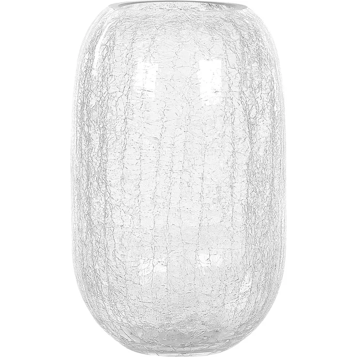Blumenvase KYRAKALI 28 cm Glas Transparent