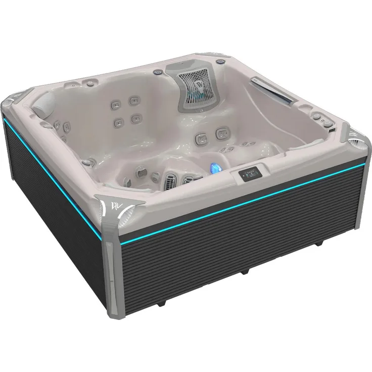 Wellis Kilimanjaro Life Premium Whirlpool Außenwhirlpool 236x236x95cm für 6 Personen inkl. Thermocov