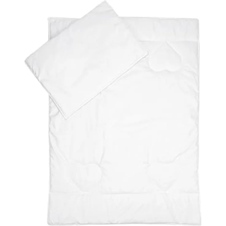 Baby-Bettwäsche-Set, gesteppt, 100 % Baumwolle, 150x120 cm, Füllung für Kinderbett – Bild 1