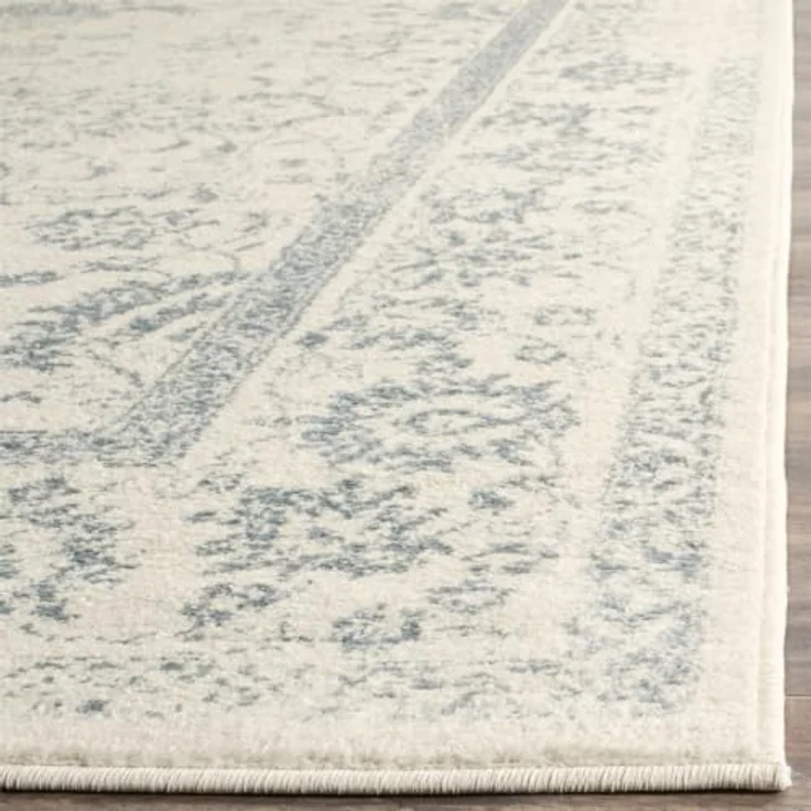 Safavieh Akzent-Teppich 76x122 cm - Adirondack Collection - Transitional Design, Elfenbein & Schiefer, Pflegeleichte Synthetikmischung, Ideal für Wohnzimmer, Schlafzimmer, Büro – Bild 10