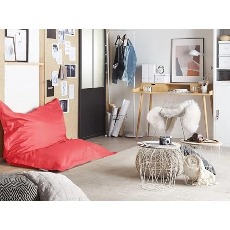 Sitzsackbezug FUZZY 180 cm 140 cm Rot – Bild 2