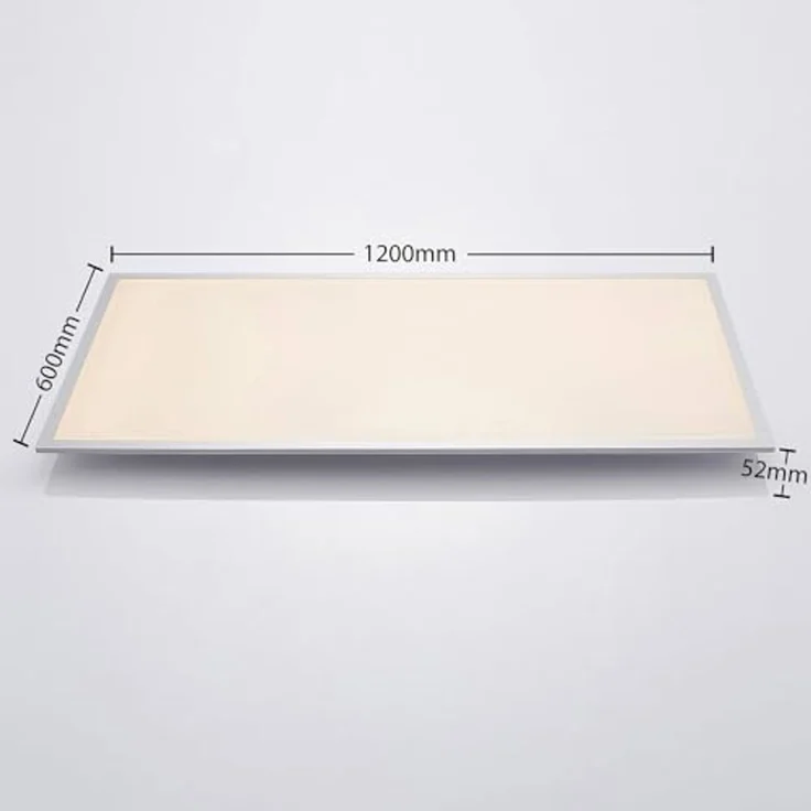 Lindby LED Panel Zento, LED, Kunststoff Alu Farbwechsel warmweiß / tageslicht IP20 mit Fernbedienung, LED 45 W gesamt, Farbwechsel warmweiß / tageslicht – Bild 5
