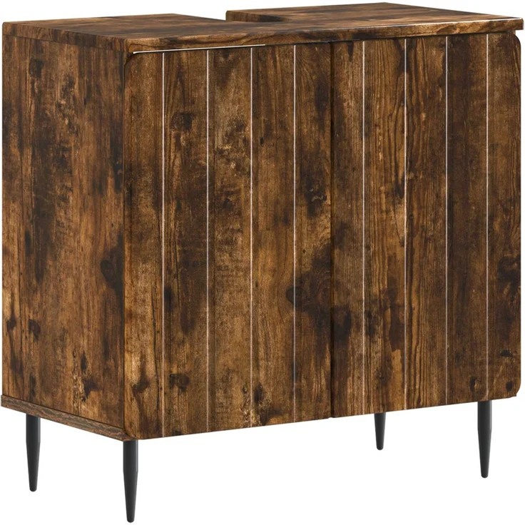 vidaXL 2-teiliges Badezimmer Schrank Set ZWOLLE Raucheiche 3417599 – Bild 3