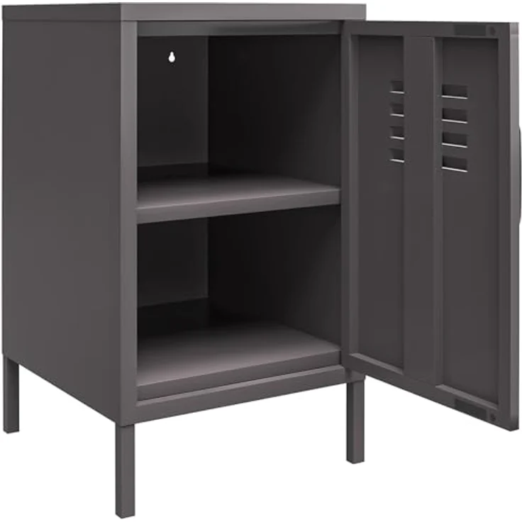 DHP Furniture Dorel Home Queer Eye Bradford Metallschrank Spind, grau – Bild 5