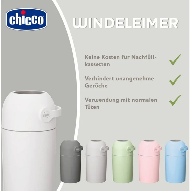Chicco Windeleimer Odour Off Farbe Off-White – Bild 3