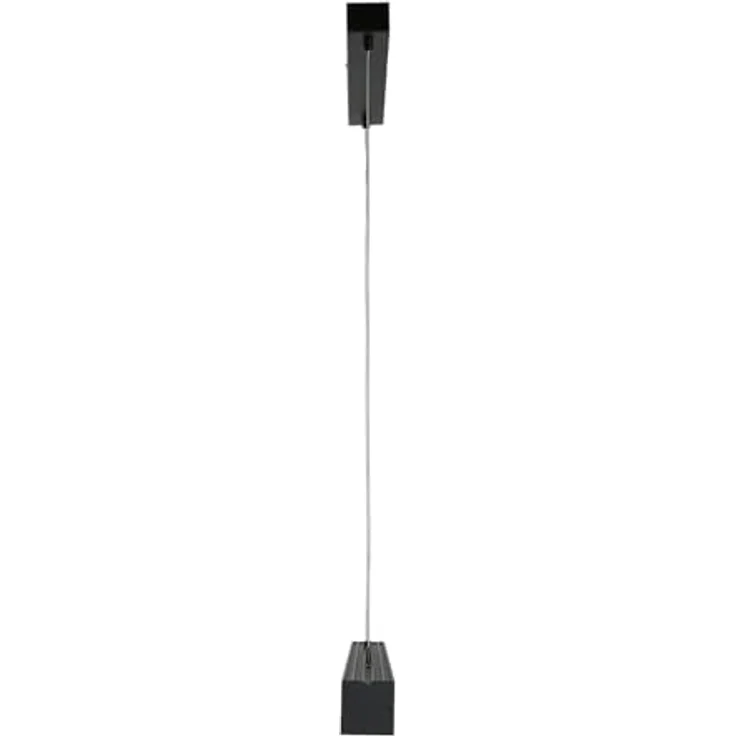 Licht-Erlebnisse Radlin, LED Hängelampe 100 cm lang, Schwarz, dimmbar, 2700 K warmweiß, modern, höhenverstellbar für Esszimmer – Bild 4