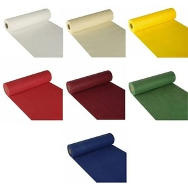 Tischläufer, stoffähnlich, Vlies "soft selection" 24 m x 40 cm gelb – Bild 4