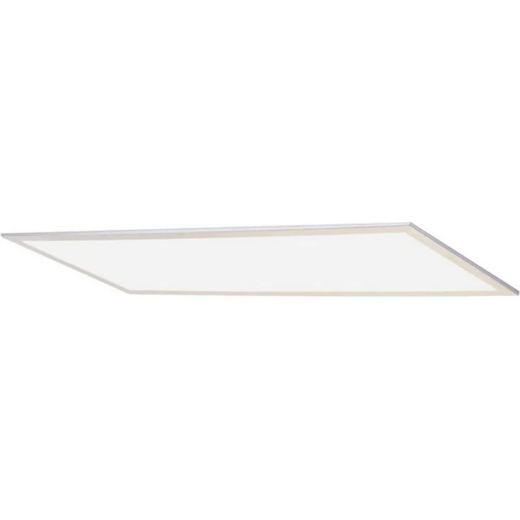 Lindby LED Deckenleuchte Livel, LED-Leuchtmittel fest verbaut, universalweiß, Modern, PMMA, Aluminium, weiß, silber, 1 flammig, inkl. Leuchtmittel – Bild 1