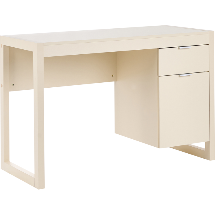 Schreibtisch JOHNSON Hellbeige 112 cm 50 cm