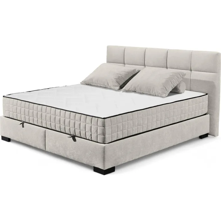 ED EXCITING DESIGN Boxbett Nagol, mit Bettkasten, mit Wendematratze, erhältlich in verschiedenen Breiten