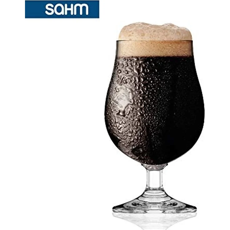 SAHM Bierglas Pokal Biergläser 0,3 Liter 6 Stück - Biertulpe, Edles Glas – Bild 6