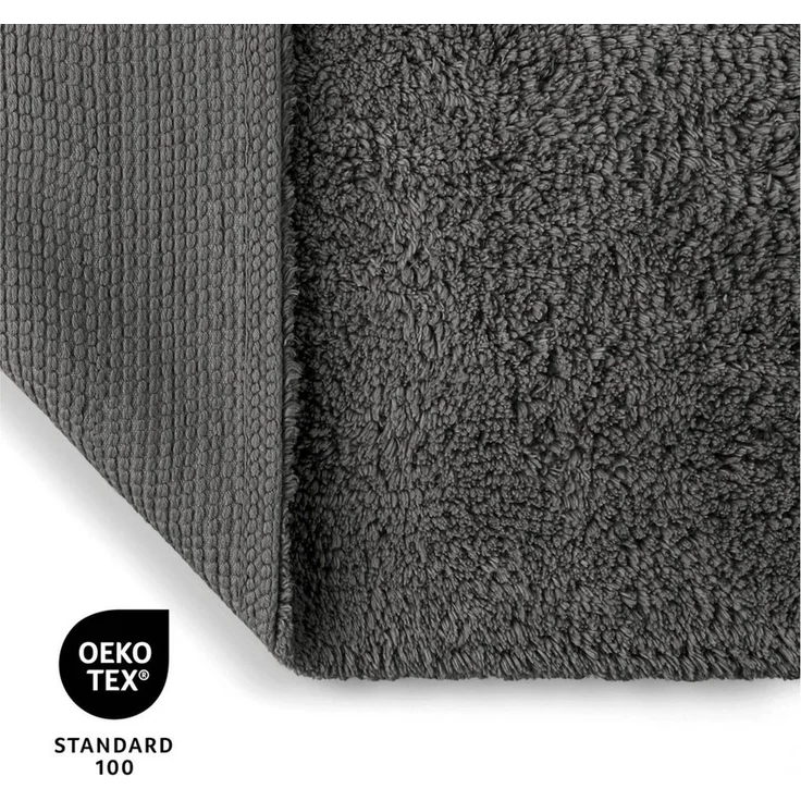 OTTO home Badematte Selenne, uni, viele Farben, Badvorleger, Badezimmer Teppich, Höhe 20 mm, rutschhemmend beschichtet, fußbodenheizungsgeeignet, Baumwolle, rund, Badteppich, getuftet, modern, Uni, antirutsch, flauschig, Baumwolle – Bild 4