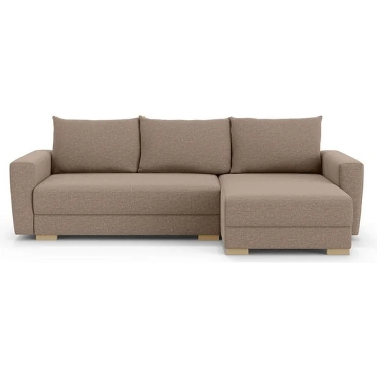 Home affaire Ecksofa MAGHERA universell Schlafsofa mit Bettkasten, Maße B/T/H: 255/142/84cm, L-Form mit Recamiere rechts oder links montierbar, hoher Sitzkomfort – Bild 4