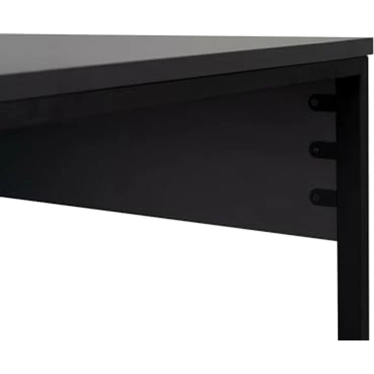 Dmora Schreibtisch Caprioli 240 x 60 x 74 cm Schwarz, EIN Regal, Fach – Bild 9