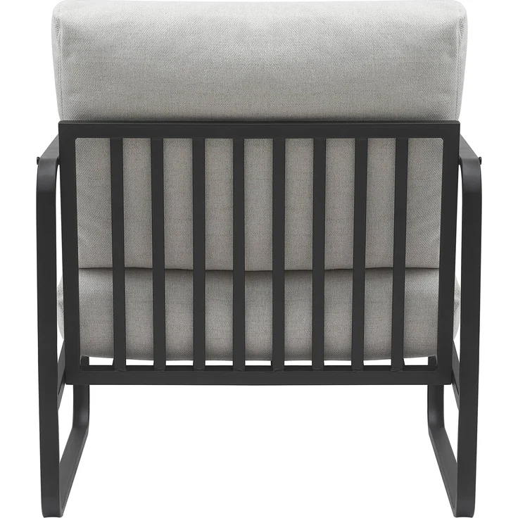 CLP Lounger Manea mit Metallgestell,creme Stoff – Bild 6