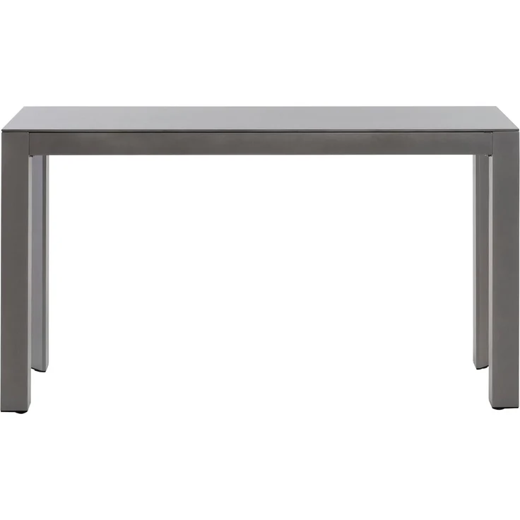 Dehner Gartentisch Chicago, 133.5 x 75 x 42 cm, Aluminium / Stein, schmaler Balkontisch mit bis zu 6 Sitzplätzen – Bild 2
