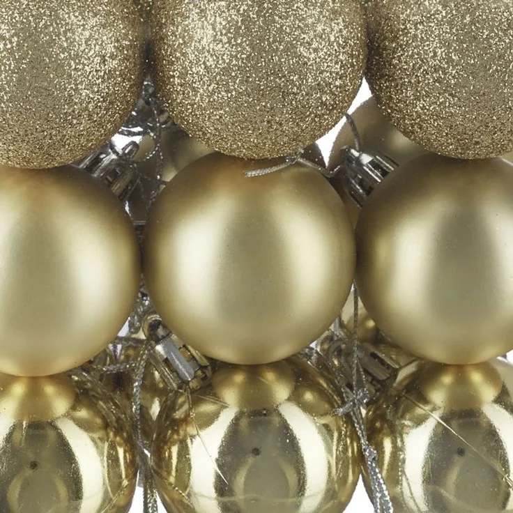 Relaxdays Weihnachtskugeln 100er Set – Bild 7