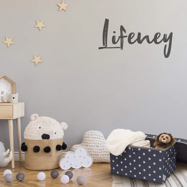 LIFENEY 2-Set Aufbewahrungsbox Kinder (37x25x21cm) I Aufbewahrungskorb für Kinderzimmer und Wohnbereich I Kinder Aufbewahrungskiste (Rosa) – Bild 9
