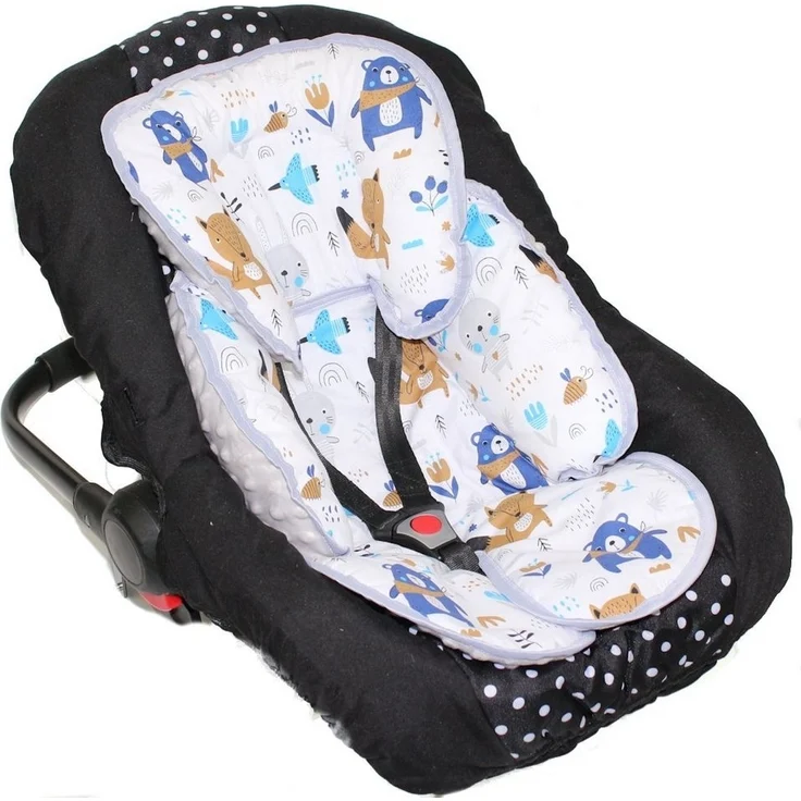 Primawela Sitzverkleinerer Sitzverkleinerer MINKY Einlage Baby Kind für Auto Babyschale Einsatz – Bild 5
