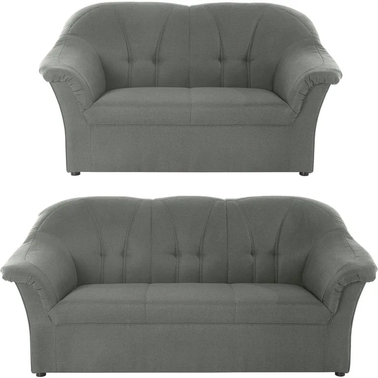 DOMO collection Polstergarnitur Pegnitz, (Set), 3-Sitzer & 2-Sitzer-Set