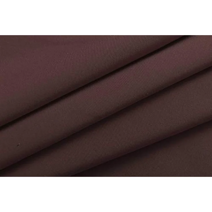 Gardinenbox 2er Set Vorhänge Schal Schlaufen »Berlin« HxB 225x140 cm Braun Blickdicht Microsatin Lichtdurchlässig Kräuselband Uni Matt, 20400N2 – Bild 3