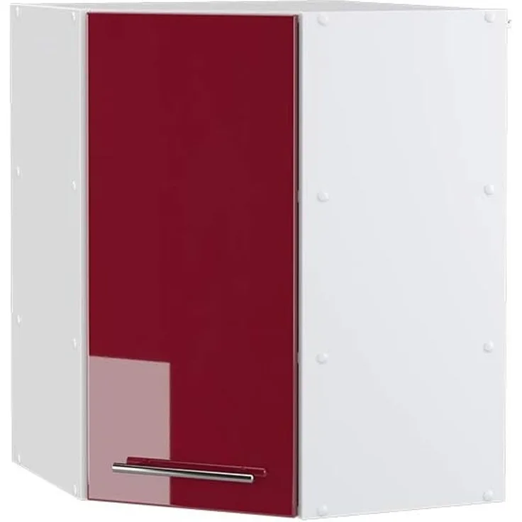 Eckhängeschrank Fame-Line Bordeaux Hochglanz 57 cm Vicco