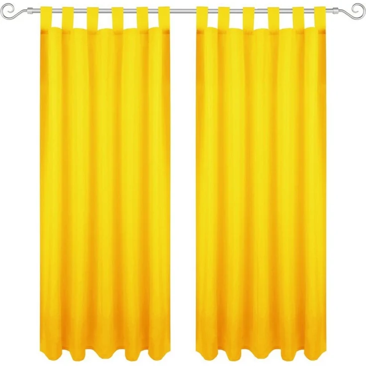 Bestlivings Gardine "Ellen" mit Schlaufen (2 St), Schlaufe, blickdicht, Polyester, einfarbig, modern, waschbar bei 30°C – Bild 5
