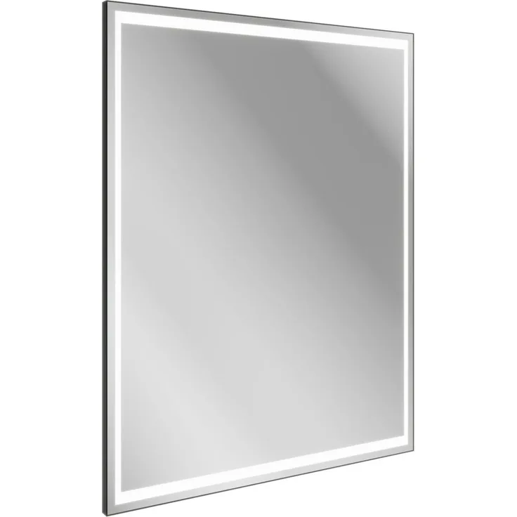 FACKELMANN B.PARIS LED Spiegel 70 cm breit, Schwarz