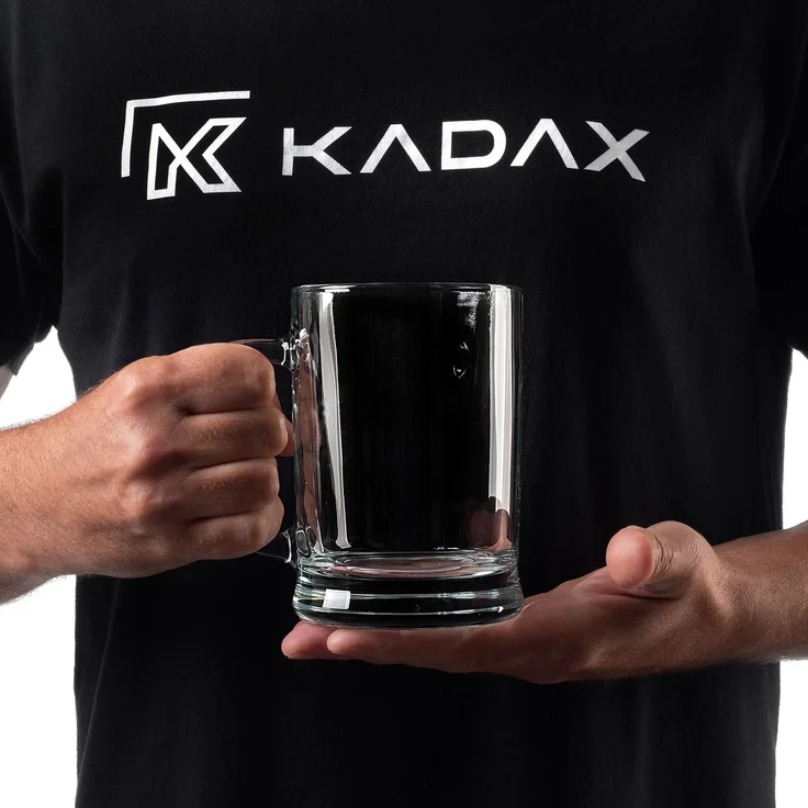KADAX Bierkrüge 0,5 Liter, 6er Set, Biergläser mit Henkel, großer Bierkrug aus dickwandigem Glas, Bierglas im klassischen Design, stabiler Glaskrug für Bier – Bild 9