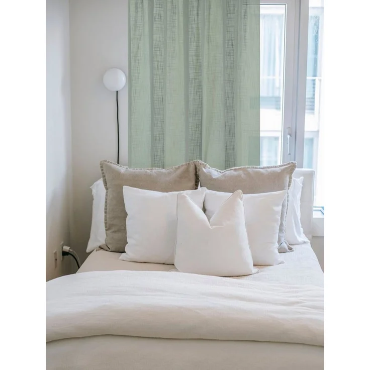 Home Basics Vorhang SOFTY (1 St), Ösen, halbtransparent, Ösenschal SOFTY Uni – Bild 4