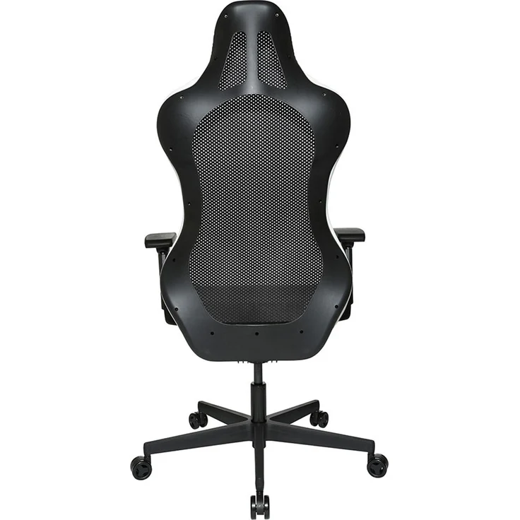 Gamer-Drehstuhl Star Plus / Sitness RS Sport Plus, Kunstleder, Netzstoff, Schwarz, Weiß – Bild 3