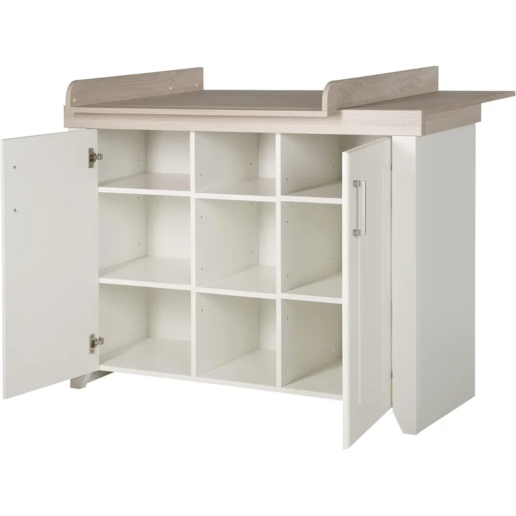 roba Kinderzimmerset 'Felicia' 3-teilig - Bett 70 x 140 - Kleiderschrank 3-türig - Weiß / Luna Elm – Bild 9