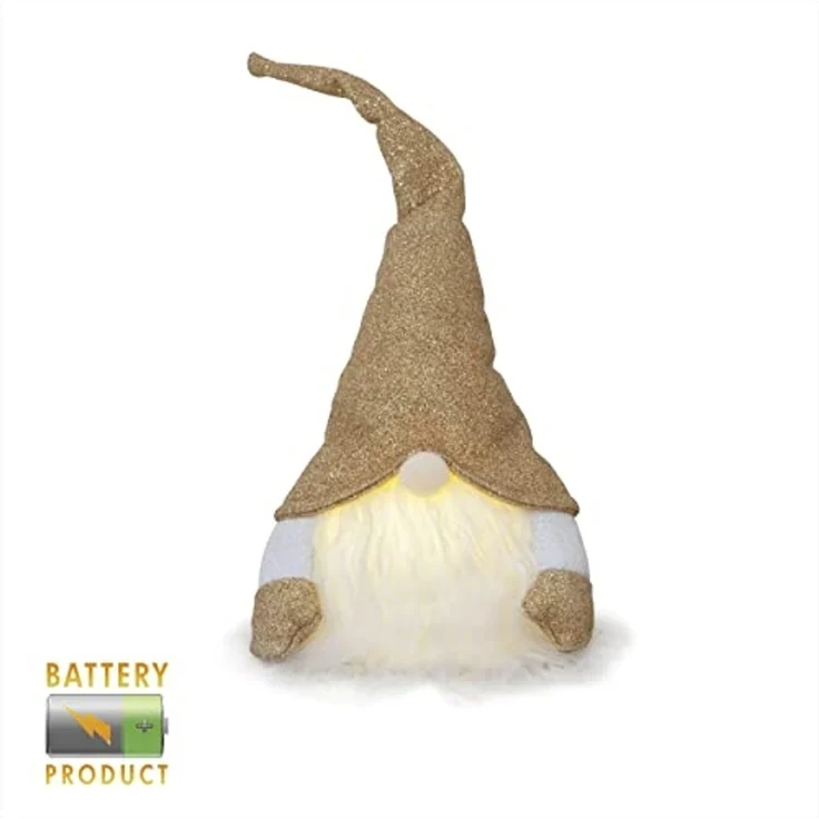 LED-Stoff-Figur 'Joylight', Santa, 1 ww LED, – Bild 2