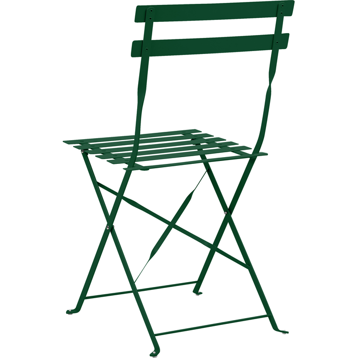 Bistro Set FIORI Metall Dunkelgrün Grün – Bild 6
