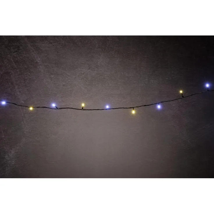 TrendLine LED-Lichterkette Classic Außen 11,5 m warmweiß-kaltweiß mit Timer
